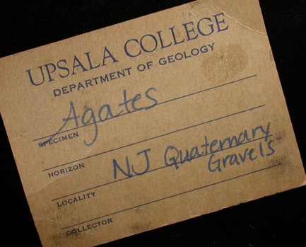 Quartz var. Agates from Quaternary gravel beds, New Jersey