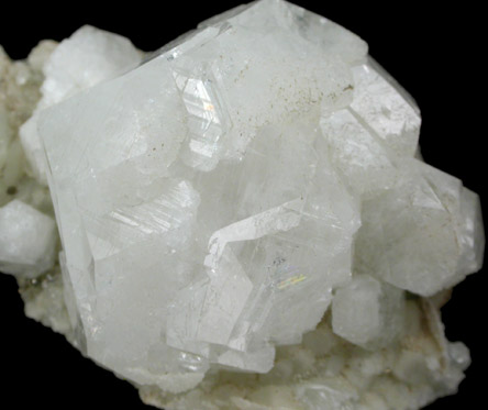 Apophyllite on Datolite with Calcite from Millington Quarry, Bernards Township, Somerset County, New Jersey