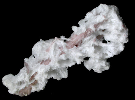 Natrolite with pink Thomsonite from Upper New Street Quarry, Paterson, Passaic County, New Jersey