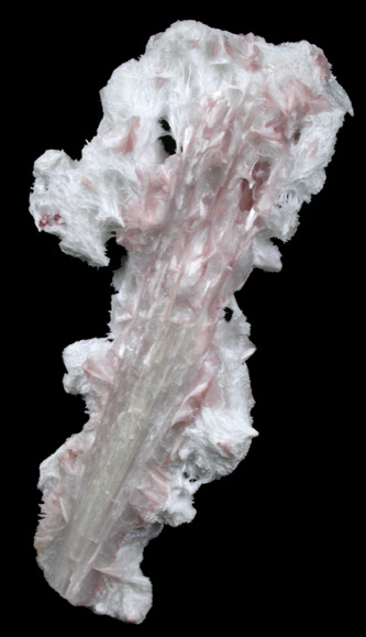 Natrolite with pink Thomsonite from Upper New Street Quarry, Paterson, Passaic County, New Jersey