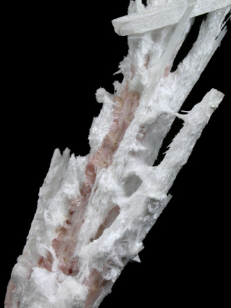 Natrolite with pink Thomsonite from Upper New Street Quarry, Paterson, Passaic County, New Jersey