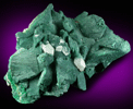 Malachite pseudomorphs after Azurite with Cerussite from Tsumeb Mine, Otavi-Bergland District, Oshikoto, Namibia