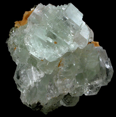 Fluorite on Pyrite from Naica District, Saucillo, Chihuahua, Mexico