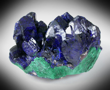 Azurite and Malachite from Milpillas Mine, Cuitaca, Sonora, Mexico