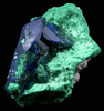 Azurite and Malachite from Milpillas Mine, Cuitaca, Sonora, Mexico