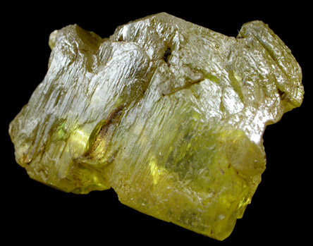 Sulfur from Vodinskoye Deposit, Middle Volga River, 15 north of Samara, Russia