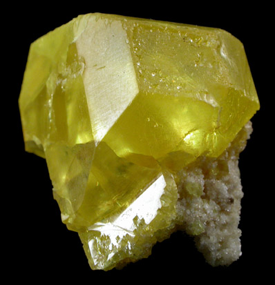 Sulfur from Vodinskoye Deposit, Middle Volga River, 15 north of Samara, Russia