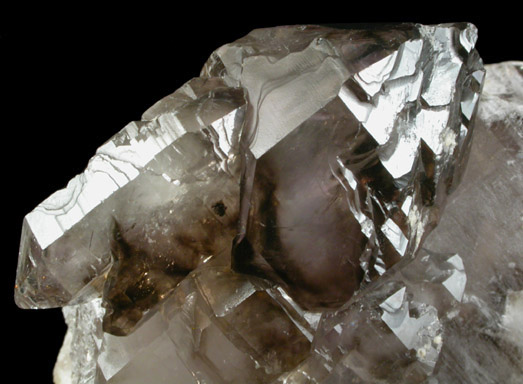 Quartz var. Smoky-Amethyst from Intergalactic Pit, Deer Hill, Millennium Pocket, Stow, Oxford County, Maine