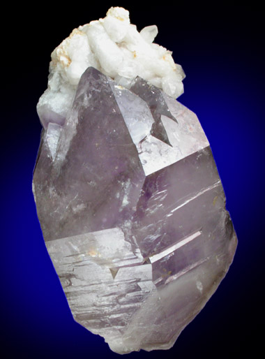 Quartz var. Amethyst and Milky from Intergalactic Pit, Deer Hill, Deer Hill, Stow, Oxford County, Maine