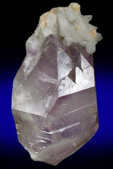 Quartz var. Amethyst and Milky from Intergalactic Pit, Deer Hill, Deer Hill, Stow, Oxford County, Maine