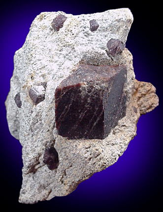 Staurolite with Almandine from Pond Hill, near Pearl Lake, Lisbon, Grafton County, New Hampshire