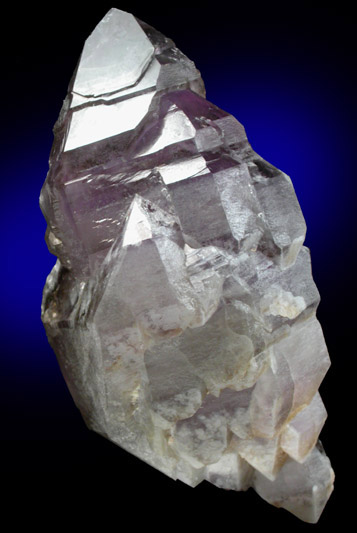 Quartz var. Amethyst and Milky from Intergalactic Pit, Deer Hill, Millennium Pocket, Stow, Oxford County, Maine