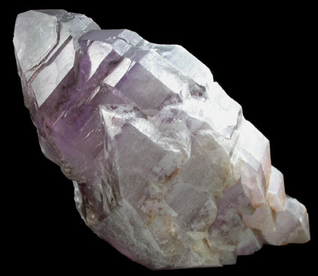 Quartz var. Amethyst and Milky from Intergalactic Pit, Deer Hill, Millennium Pocket, Stow, Oxford County, Maine