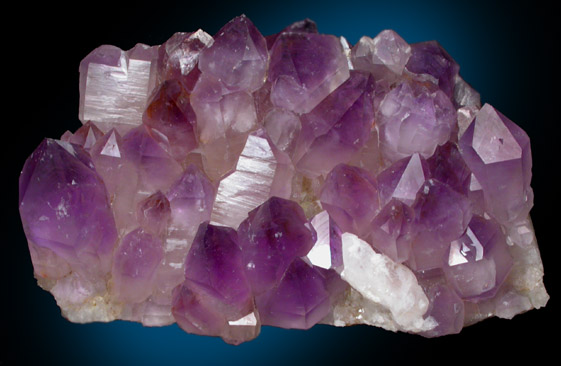 Quartz var. Amethyst from Saltman Prospect, Camp Encore, Sweden, Oxford County, Maine