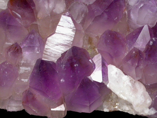 Quartz var. Amethyst from Saltman Prospect, Camp Encore, Sweden, Oxford County, Maine