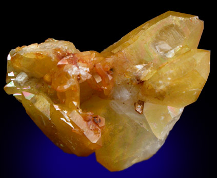 Goyazite on Limonite-stained Quartz from Emmons Quarry, southeastern slope of Uncle Tom Mountain,  Greenwood, Oxford County, Maine