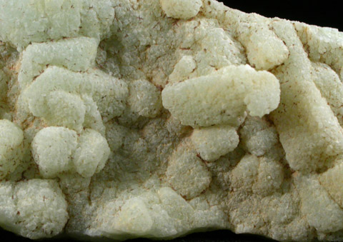 Prehnite pseudomorphs after Anhydrite from New Street Quarry, Paterson, Passaic County, New Jersey