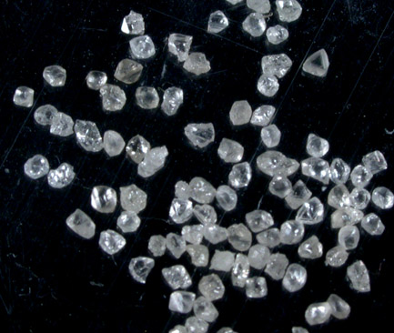 Diamond (2 carats of 1 mm diamond crystals) from South Africa
