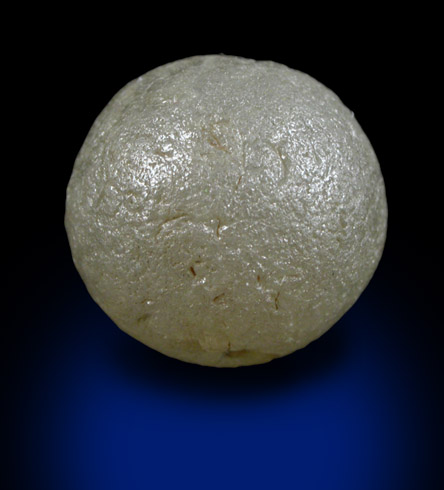 Diamond (9.02 carat spherical Ballas crystal) from Paraguassu River District, Bahia, Brazil
