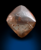 Diamond (2.51 carat brown octahedral crystal) from Argyle Mine, Kimberley, Western Australia, Australia