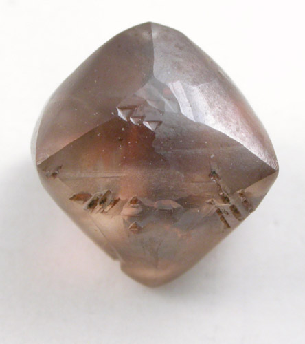 Diamond (2.51 carat brown octahedral crystal) from Argyle Mine, Kimberley, Western Australia, Australia