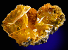 Wulfenite with Mimetite from San Francisco Mine, Cerro Prieto, north of Cucurpe, Sonora, Mexico