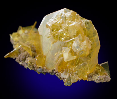 Wulfenite with Mimetite from San Francisco Mine, Cerro Prieto, north of Cucurpe, Sonora, Mexico