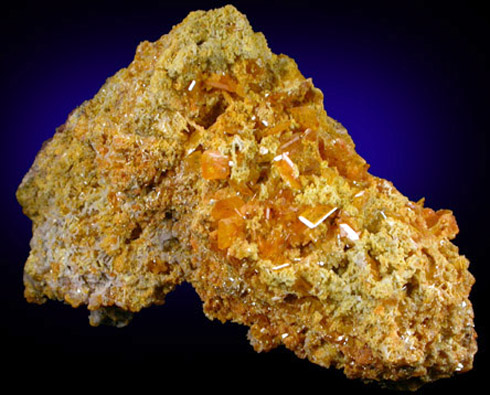 Wulfenite with Mimetite from San Francisco Mine, Cerro Prieto, north of Cucurpe, Sonora, Mexico