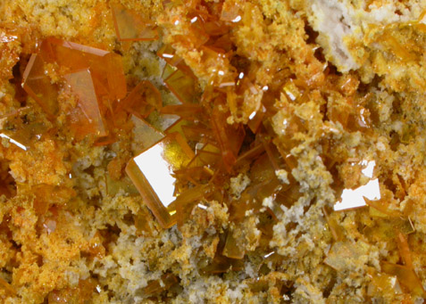 Wulfenite with Mimetite from San Francisco Mine, Cerro Prieto, north of Cucurpe, Sonora, Mexico