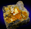 Wulfenite with Mimetite from San Francisco Mine, Cerro Prieto, north of Cucurpe, Sonora, Mexico