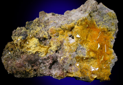 Wulfenite with Mimetite from San Francisco Mine, Cerro Prieto, north of Cucurpe, Sonora, Mexico