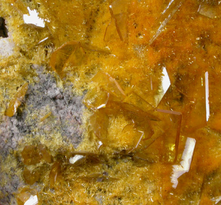 Wulfenite with Mimetite from San Francisco Mine, Cerro Prieto, north of Cucurpe, Sonora, Mexico