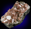 Heulandite-Ca and Calcite from Prospect Park Quarry, Prospect Park, Passaic County, New Jersey