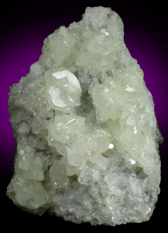 Datolite on Calcite and Quartz from Upper New Street Quarry, Paterson, Passaic County, New Jersey