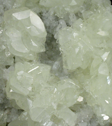 Datolite on Calcite and Quartz from Upper New Street Quarry, Paterson, Passaic County, New Jersey