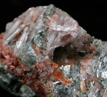 Rutile, Diaspore, Clinochlore from Chester Emery Mines, Hampden County, Massachusetts