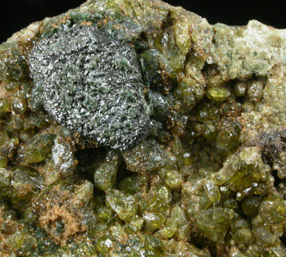 Magnetite, Epidote, Grossular Garnet from Achmatovsk Mine, south of Zlatoust, Ilmen Mountains, Russia