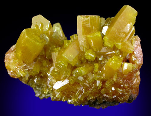 Pyromorphite from Bunker Hill Mine, Coeur d'Alene District, Shoshone County, Idaho