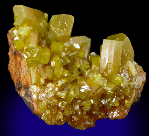 Pyromorphite from Bunker Hill Mine, Coeur d'Alene District, Shoshone County, Idaho