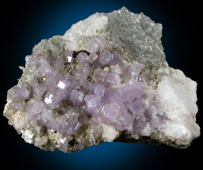 Fluorapatite from Emmons Quarry, southeastern slope of Uncle Tom Mountain,  Greenwood, Oxford County, Maine