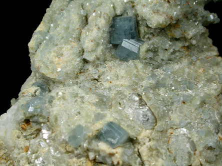 Fluorapatite from Emmons Quarry, southeastern slope of Uncle Tom Mountain,  Greenwood, Oxford County, Maine