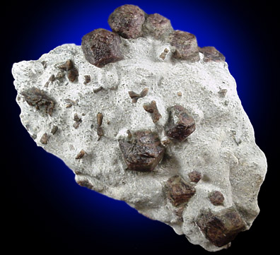 Almandine Garnet from Green's Farm, 750 m. ESE of Roxbury Falls, Roxbury, New Haven County, Connecticut