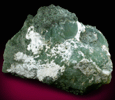 Prehnite with Actinolite var. Byssolite and Laumontite from Fairfax Quarry, 6.4 km west of Centreville, Fairfax County, Virginia