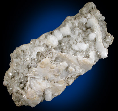 Harmotome and Calcite from Strontian, Loch Sunart, Highland (formerly Argyll), Scotland