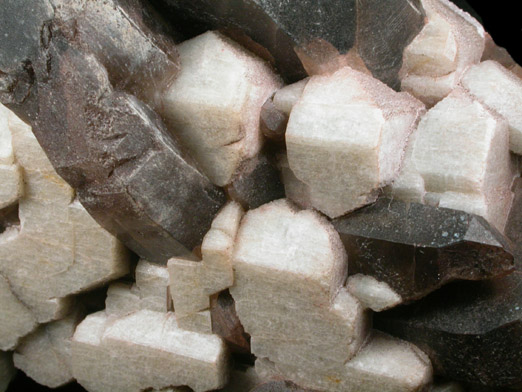 Microcline with Smoky Quartz from Lake George District, Park County, Colorado