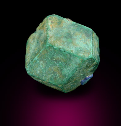 Malachite pseudomorph after Cuprite from Chessy-les-Mines, Rhne, 23 km NW of Lyon, Rhne-Alpes, France