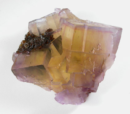 Fluorite with Sphalerite from Cave-in-Rock District, Hardin County, Illinois