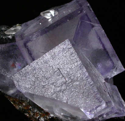 Fluorite with Sphalerite and Calcite from Cave-in-Rock District, Hardin County, Illinois