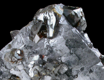 Galena with Sphalerite and Fluorite from Cave-in-Rock District, Hardin County, Illinois