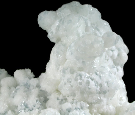 Celestine and Calcite from Mojina Mine, 5.6 km SW of Constitucin, Chihuahua, Mexico